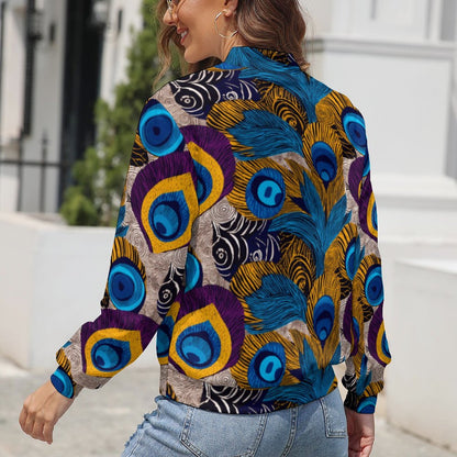 Women's Zipper Jacket LLJK (All-Over Printing)