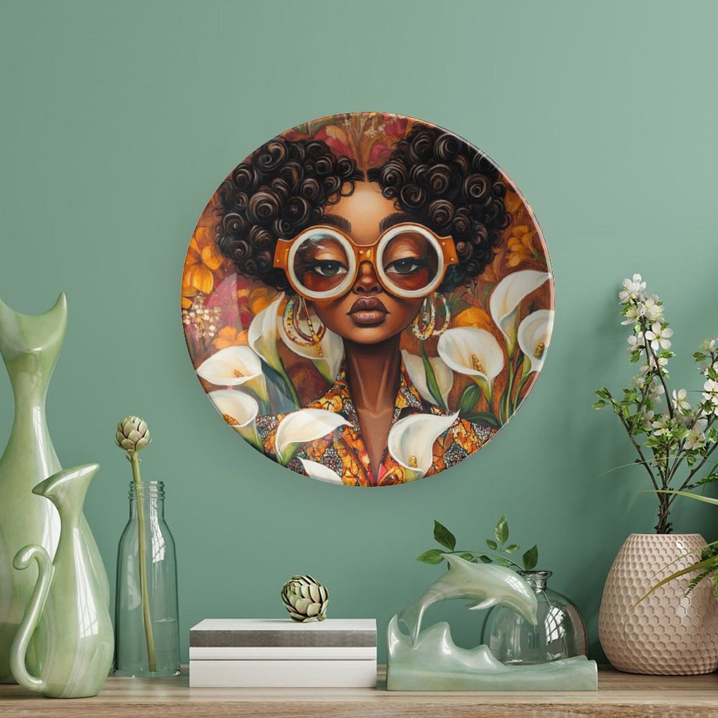 Bone China Decorative Plate