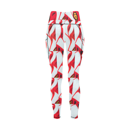 All Over Print Leggings with Pockets (L56)
