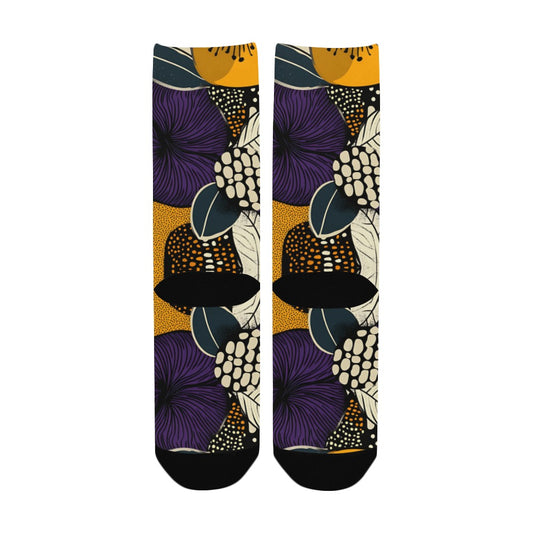 Geometric Pattern Socks for Men Women's Custom Socks