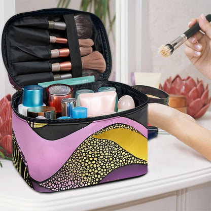Portable cosmetic bag