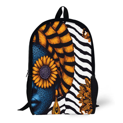 17 inch Black Schoolbag & Shoulder Backpack