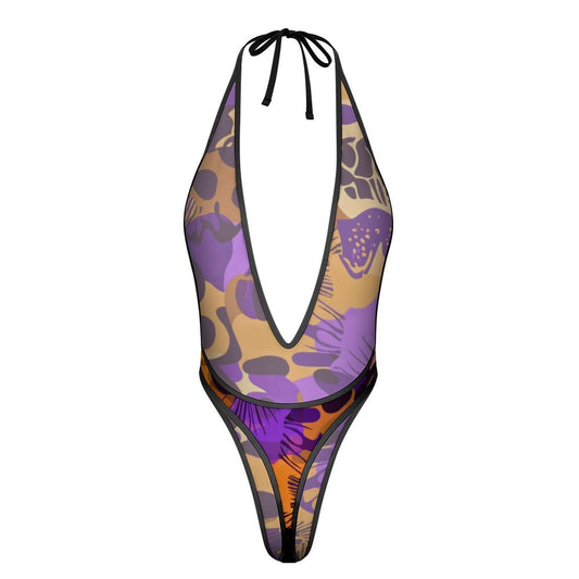 Sexy One Piece Women Lingerie Bodysuit Deep V Teddy DSQQ004