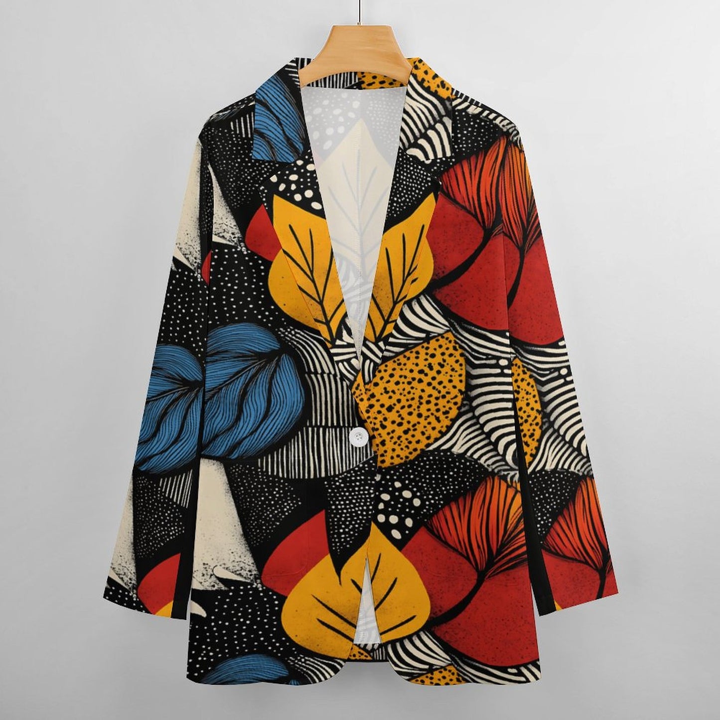 Women's Casual Suit All Over Print Women's Blazer
