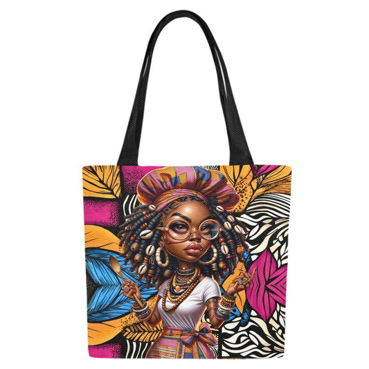 Canvas Tote Bag (Model1657) (Set of 4)