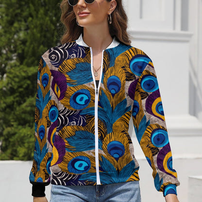 Women's Zipper Jacket LLJK (All-Over Printing)