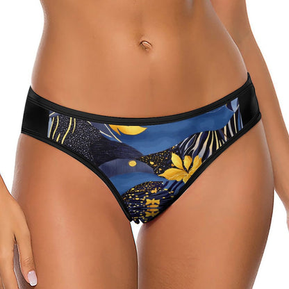 Ice Silk Women Underwear Thongs NZ207 (All-Over Printing)