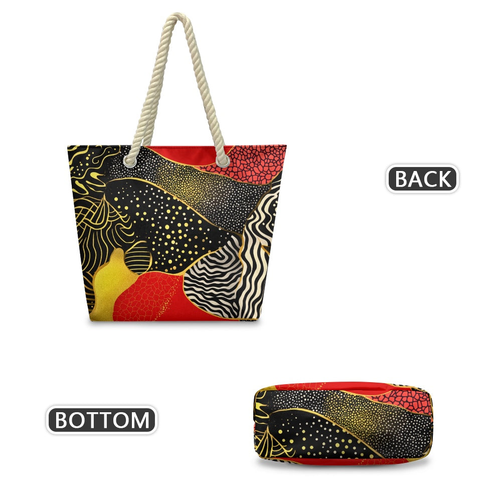 Hemp rope tote bag