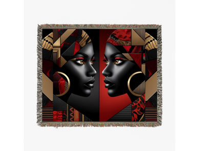 Custom Woven Blanket, Wall Tapestry or Sofa Throw #Faceoff1