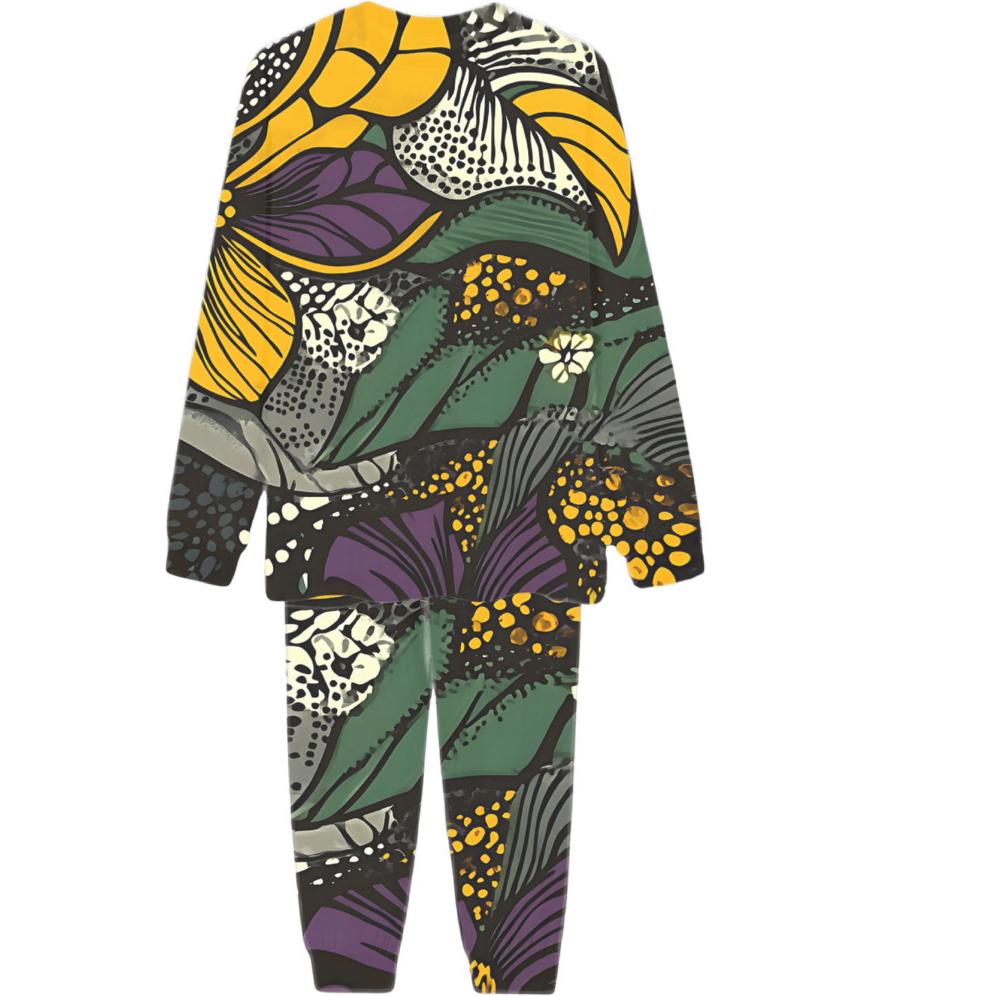 Purple Reign Men's Pajama Set (AOP) #PR8