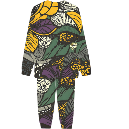 Purple Reign Men's Pajama Set (AOP) #PR8