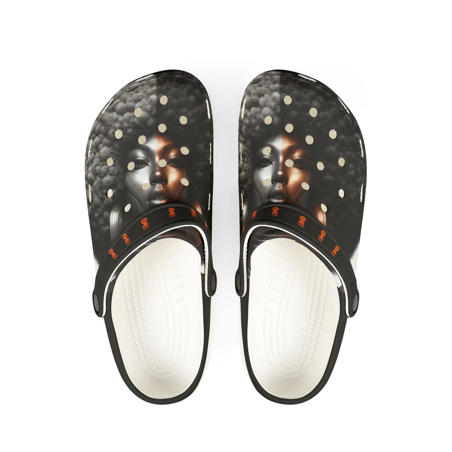 Afro Power EVA Foam Rubber Shoes (AOP) #AP12