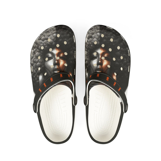 Afro Power EVA Foam Rubber Shoes (AOP) #AP12