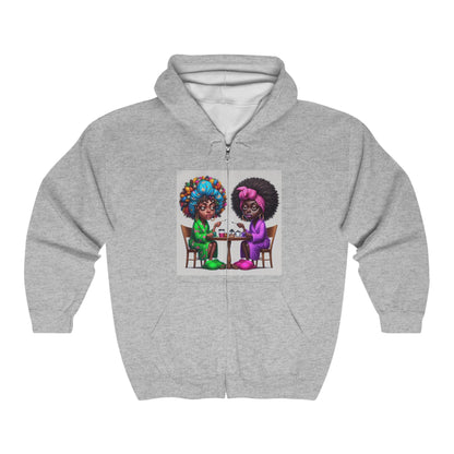 Monday Vibes Unisex Heavy Blend™ Full Zip Hooded Sweatshirt #MV7