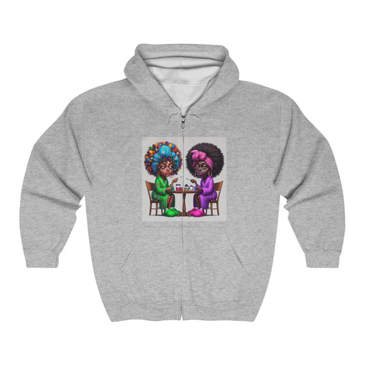 Monday Vibes Unisex Heavy Blend™ Full Zip Hooded Sweatshirt #MV7