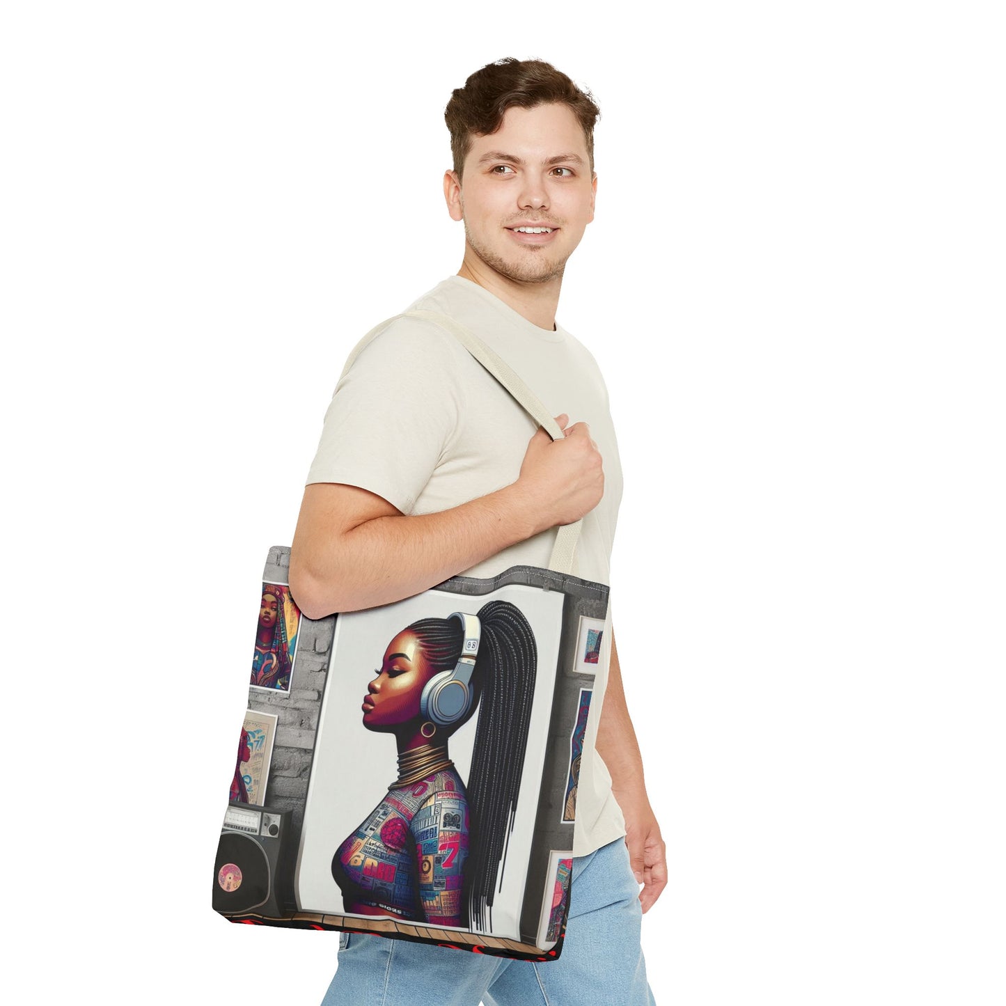 Feel The Music Tote Bag (AOP) #FM3
