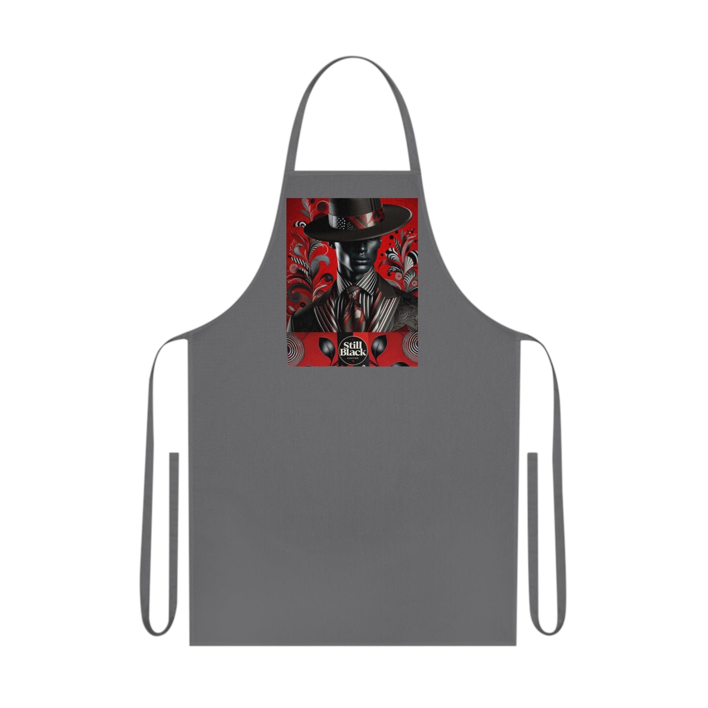Still Black Cotton Apron #SB9