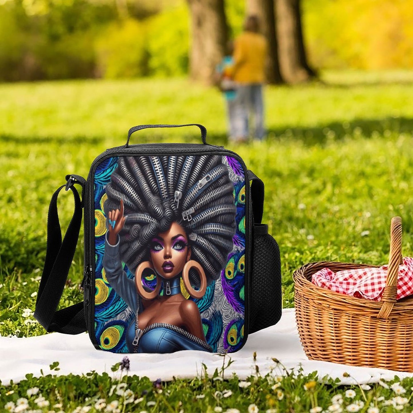 Insulated Lunch Bag with 600D Polyester