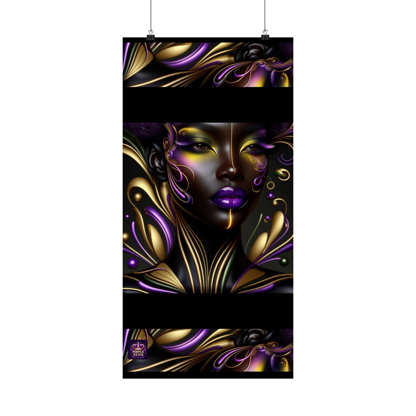 Purrple Reign Matte Vertical Posters #PR7