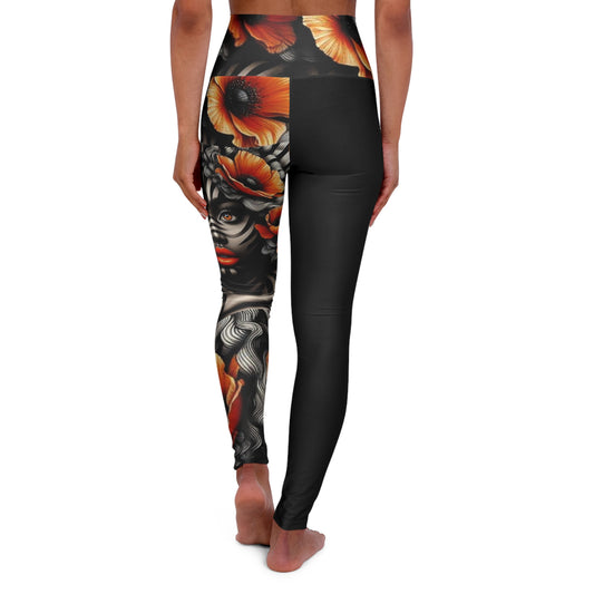 Zebra Fantasy High Waisted Yoga Leggings (AOP) #ZF12