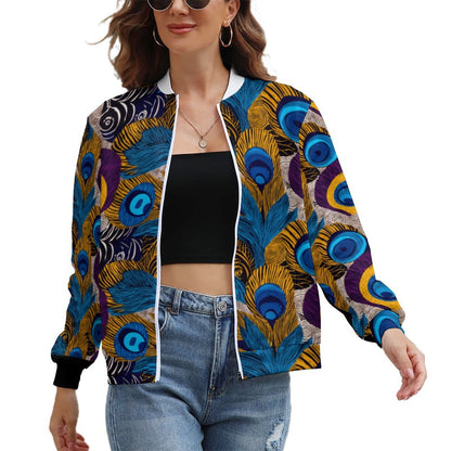 Women's Zipper Jacket LLJK (All-Over Printing)