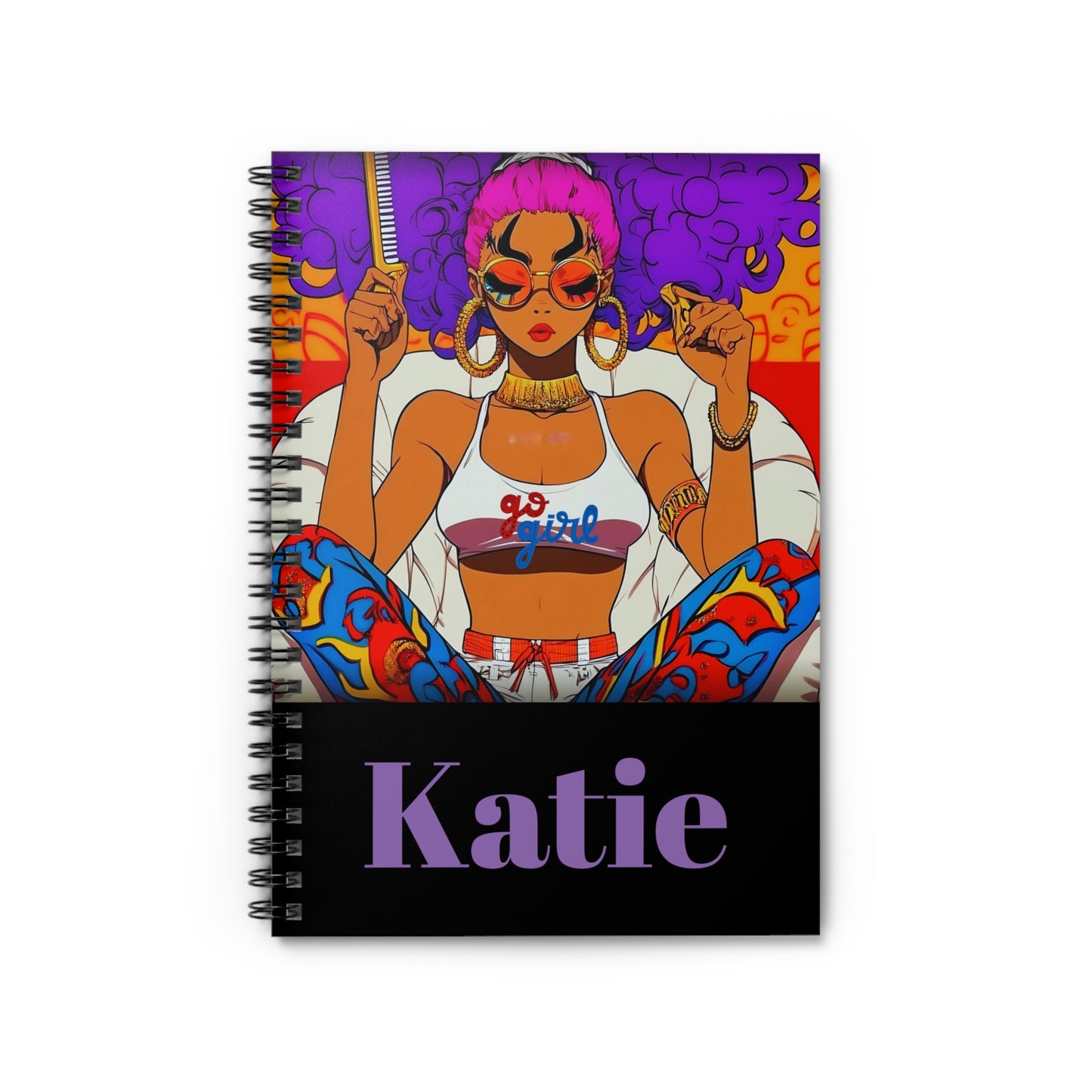 Empowerment Spiral Notebook, Motivational Journal, Self-Love Gift, Self-Care