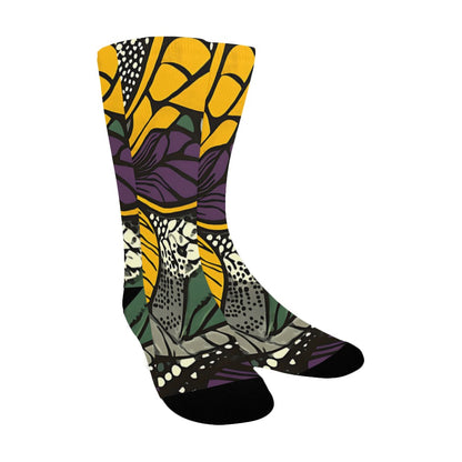Geometric Pattern Socks for Men Women's Custom Socks