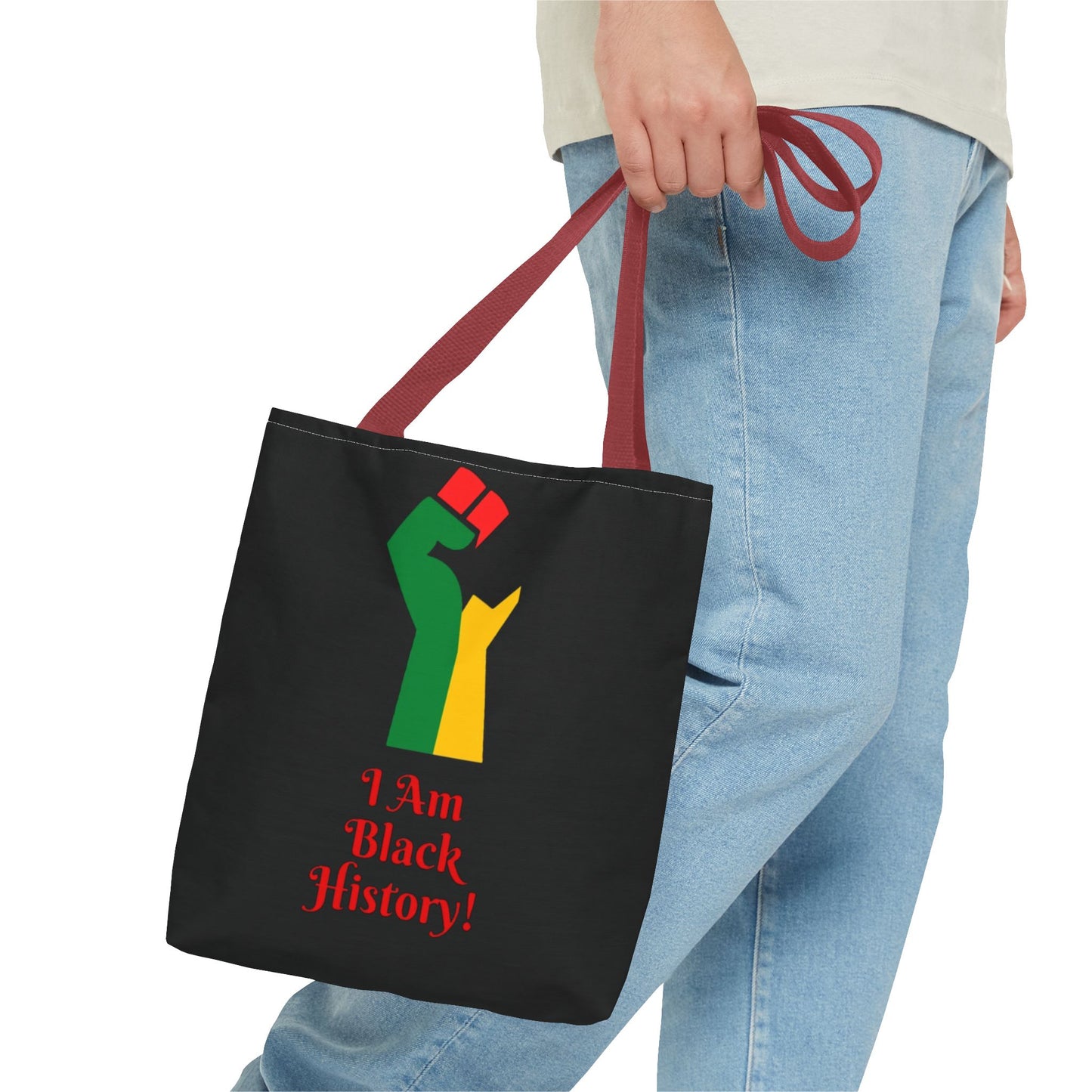 Empowering Black History Tote Bag - "I Am Black History!"