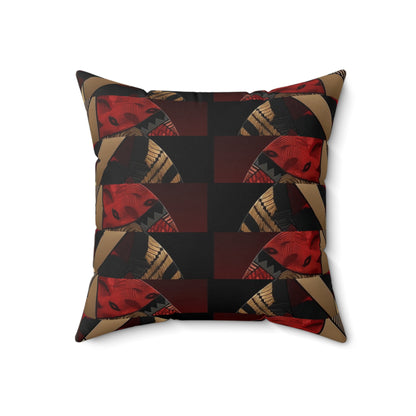 Dual Faced Spun Polyester Square Pillow #DF1