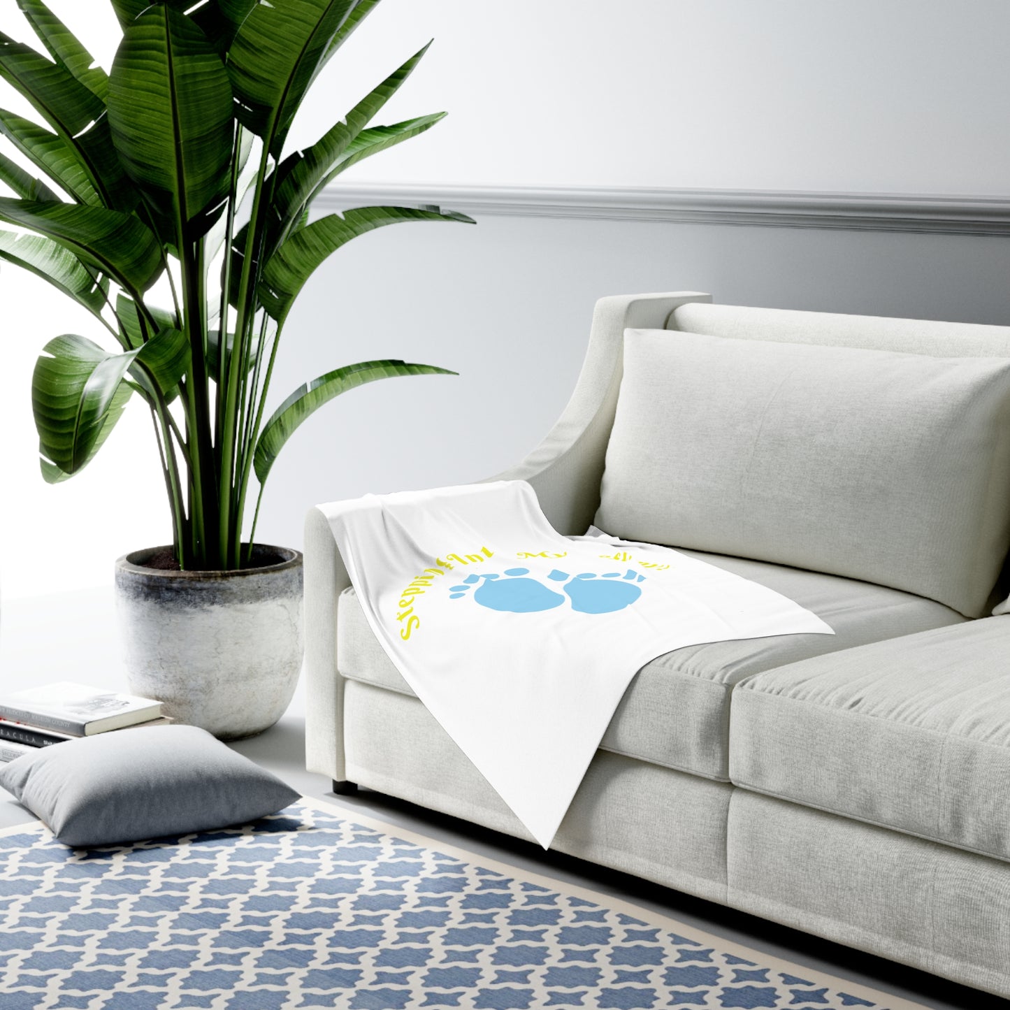 Stepping Into My Destiny Baby Swaddle Blanket #SID2