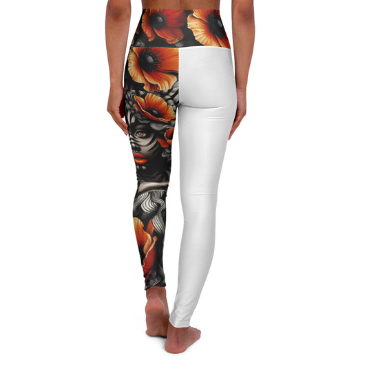 Zebra Fantasy High Waisted Yoga Leggings (AOP) #ZF12