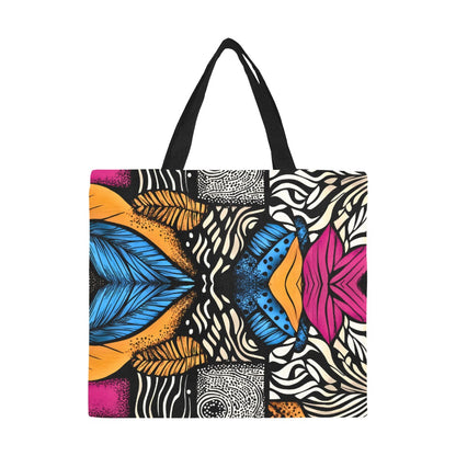 All Over Print Canvas Tote Bag(Large)