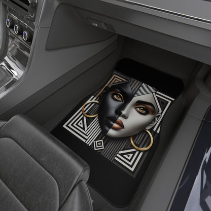 Abstract Beauty Car Mats (Set of 4) #AB1