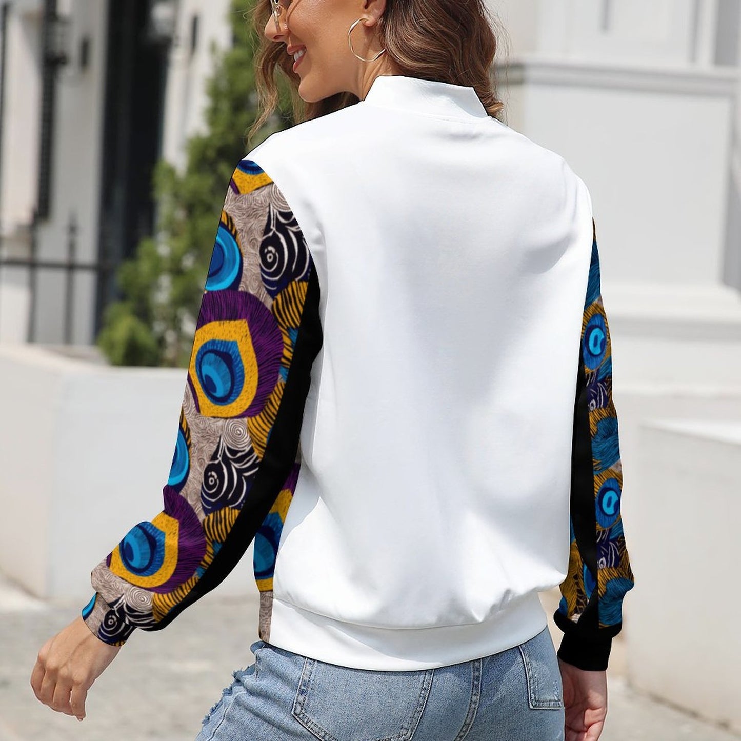 Women's Zipper Jacket LLJK (All-Over Printing)