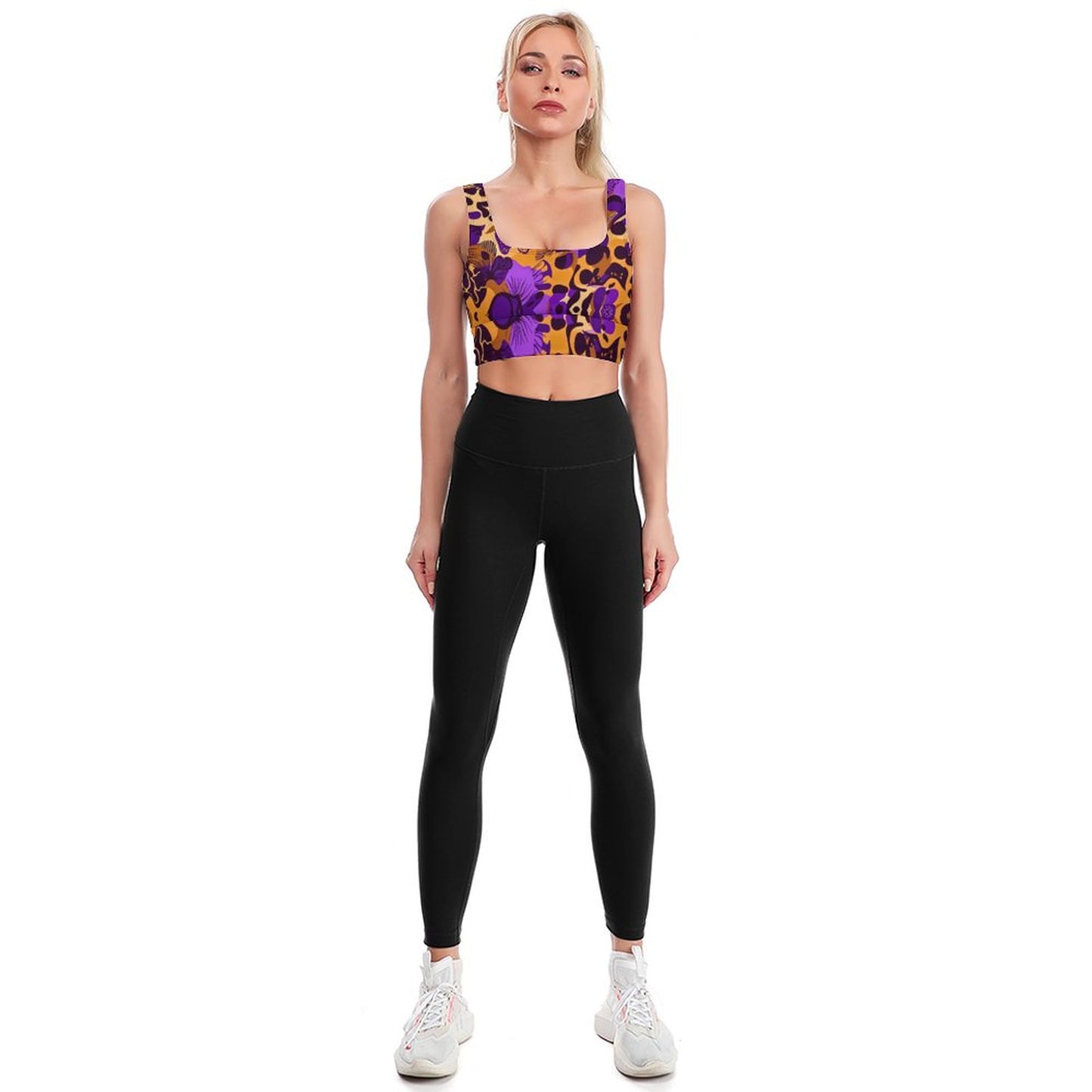 Custom Sports Bra Designs-Yoga Support Bras YJ037