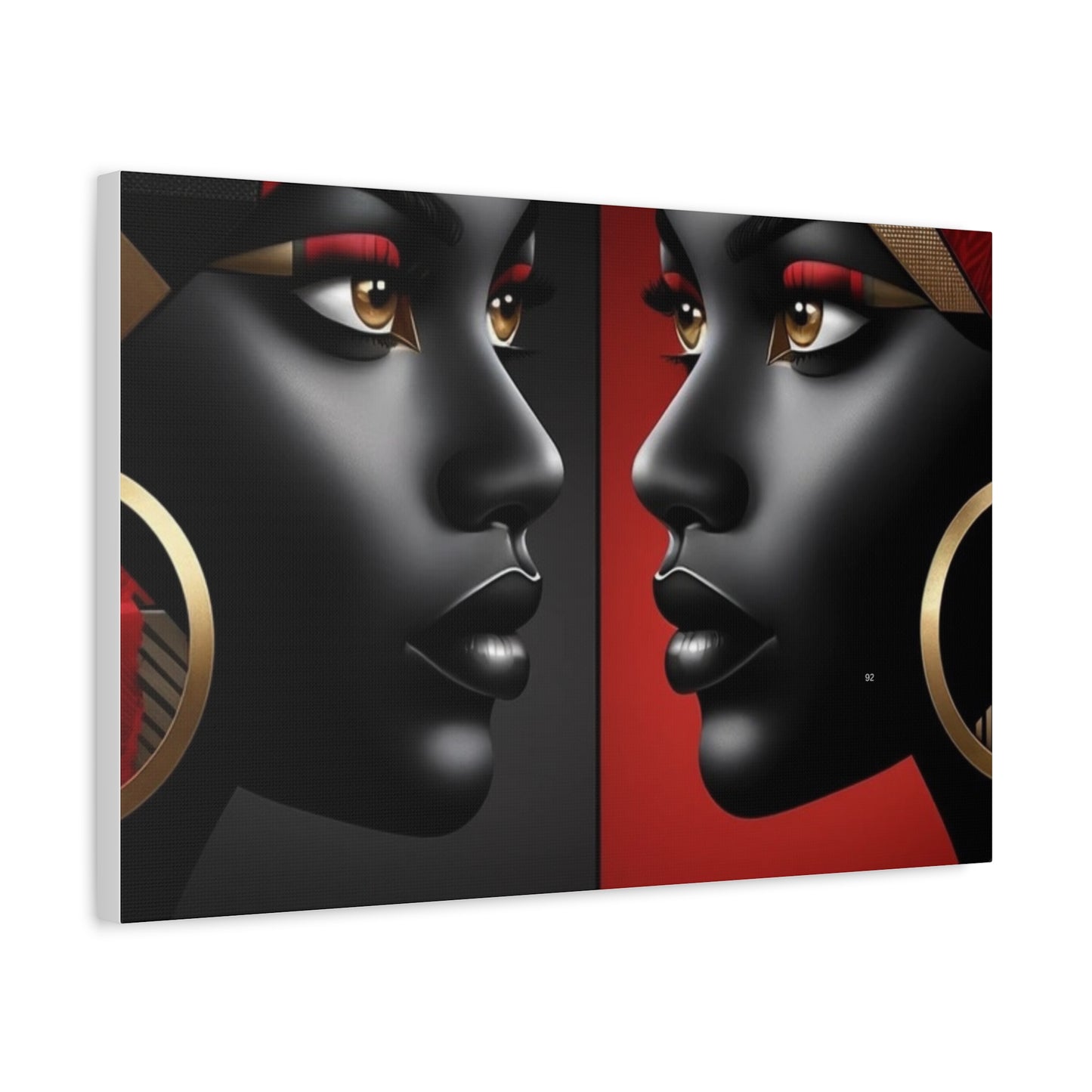 Dual Faced Matte Canvas, Stretched, 1.25" #DF1