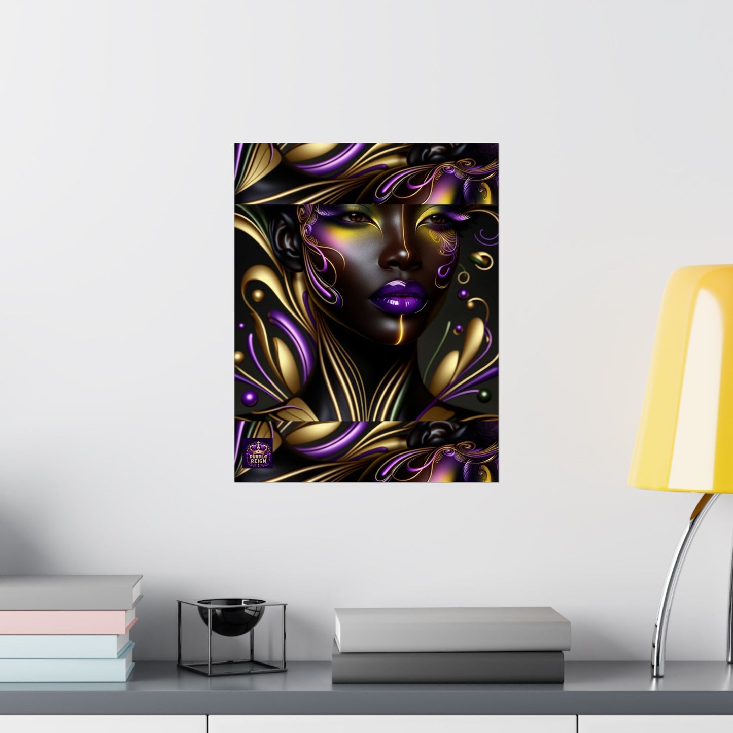 Purrple Reign Matte Vertical Posters #PR7