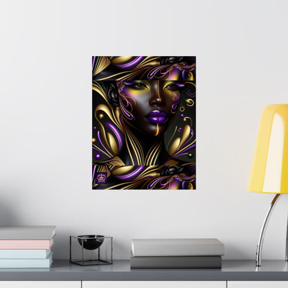 Purrple Reign Matte Vertical Posters #PR7