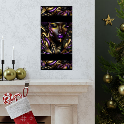 Purrple Reign Matte Vertical Posters #PR7