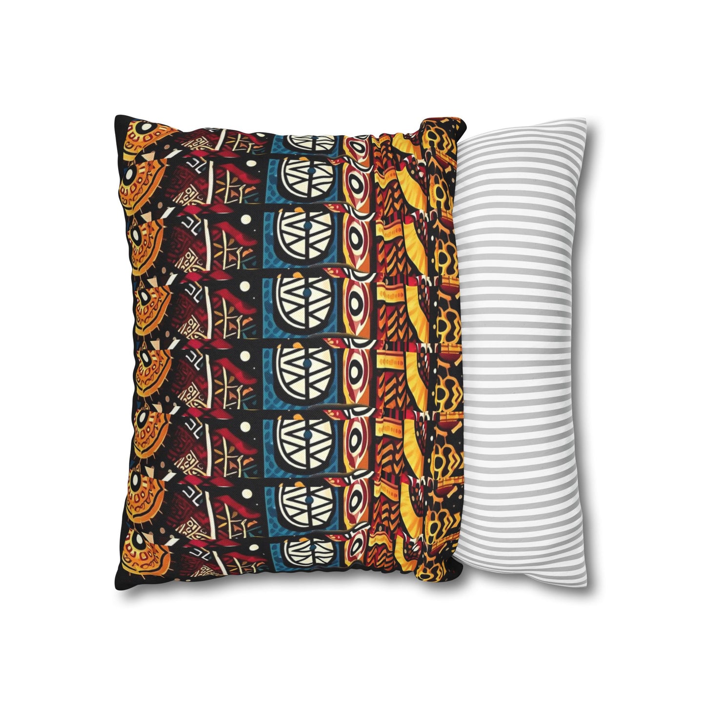 Cracked Beauty Spun Polyester Square Pillowcase #CB3