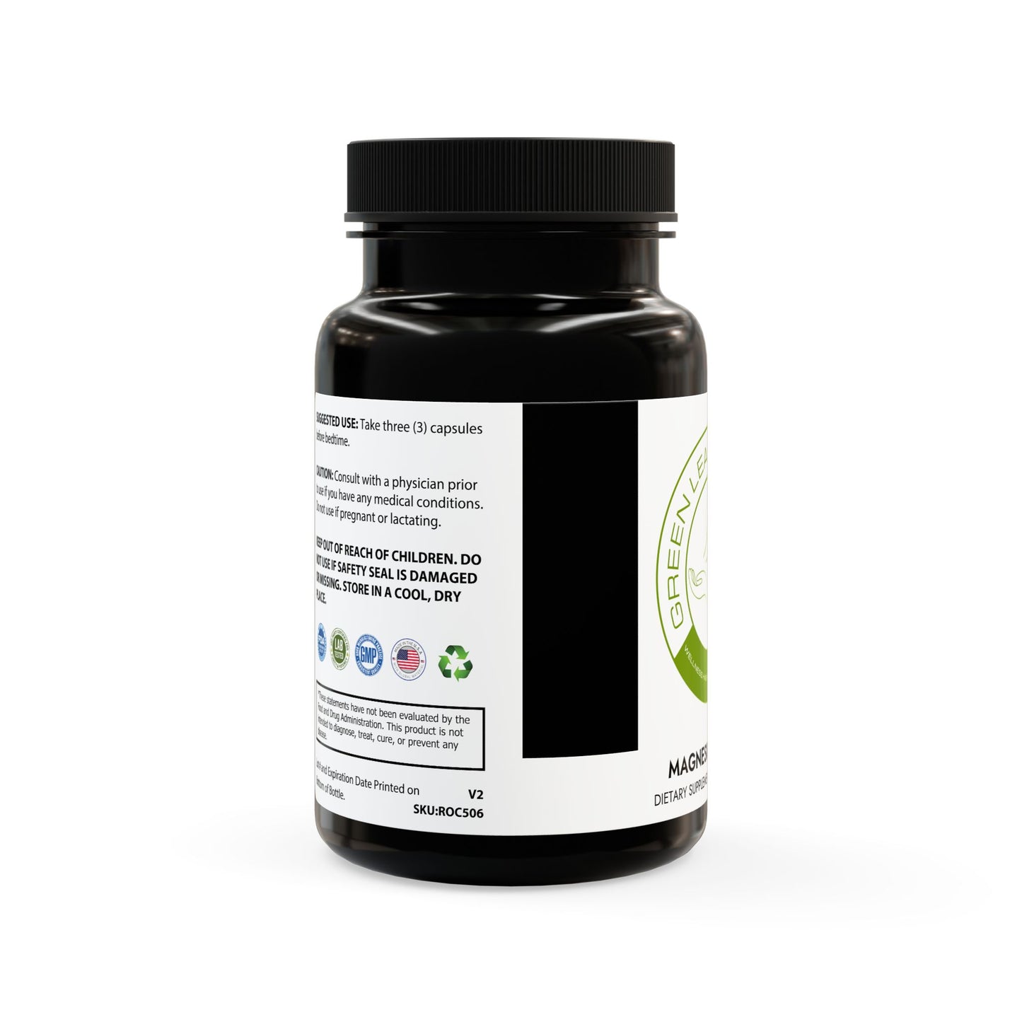 Magnesium Zinc Supplement (90 Capsules) #GLP21