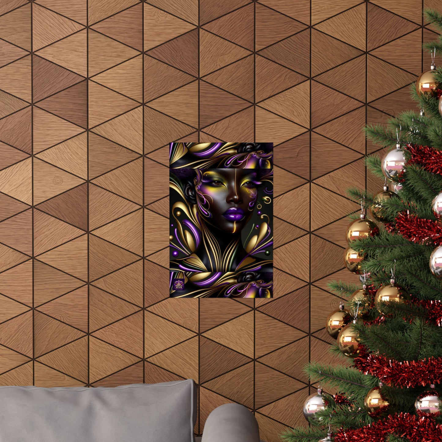 Purrple Reign Matte Vertical Posters #PR7