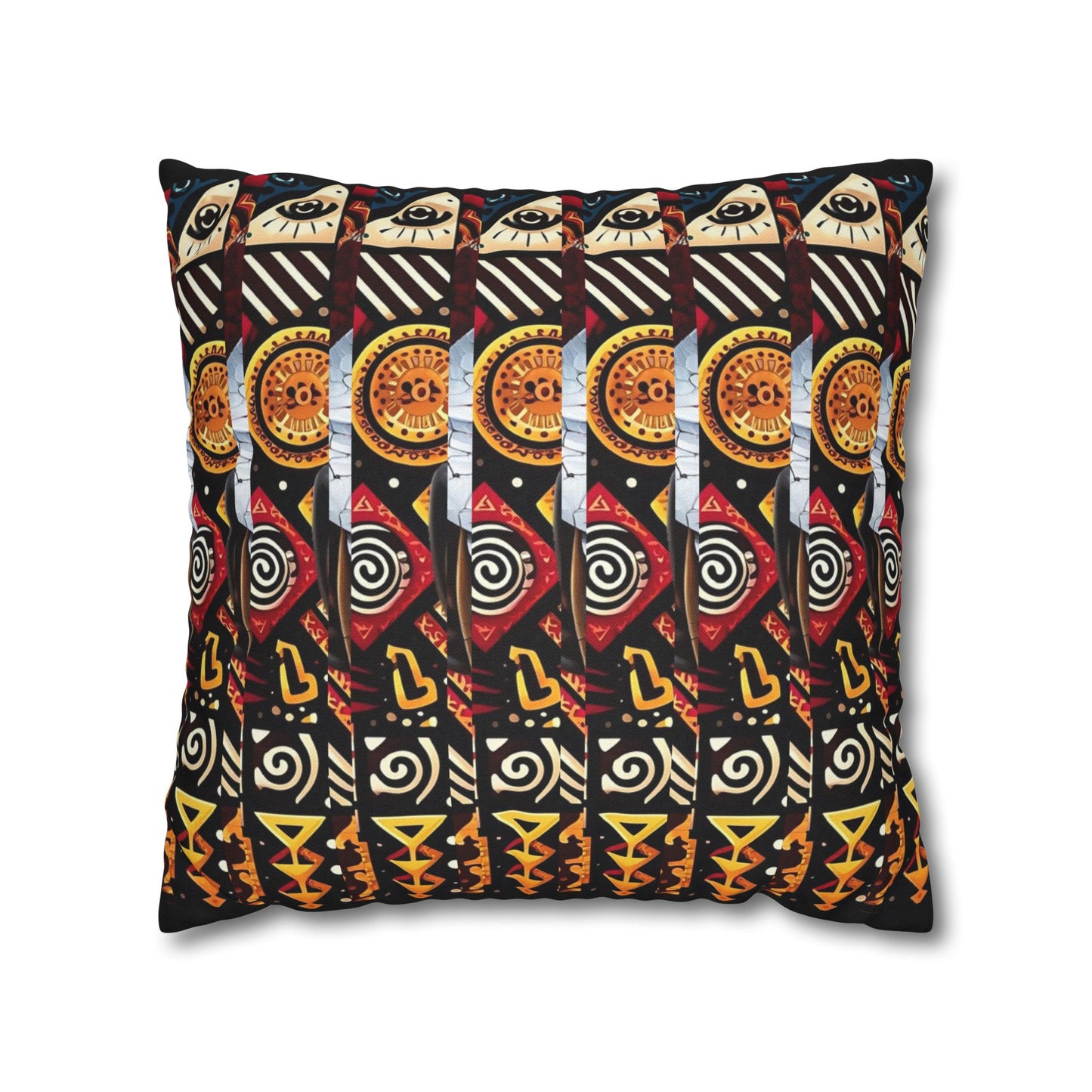 Cracked Beauty Spun Polyester Square Pillowcase #CB3
