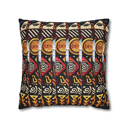 Cracked Beauty Spun Polyester Square Pillowcase #CB3
