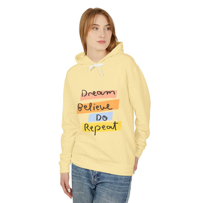 Affirmations Unisex Lightweight Hooded Sweatshirt #AU2