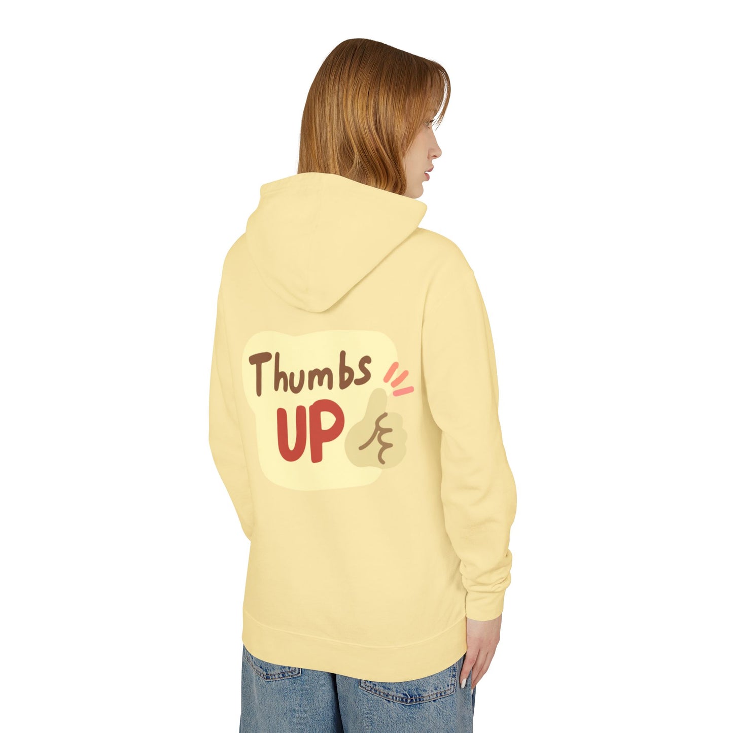 Affirmations Unisex Lightweight Hooded Sweatshirt #AU2