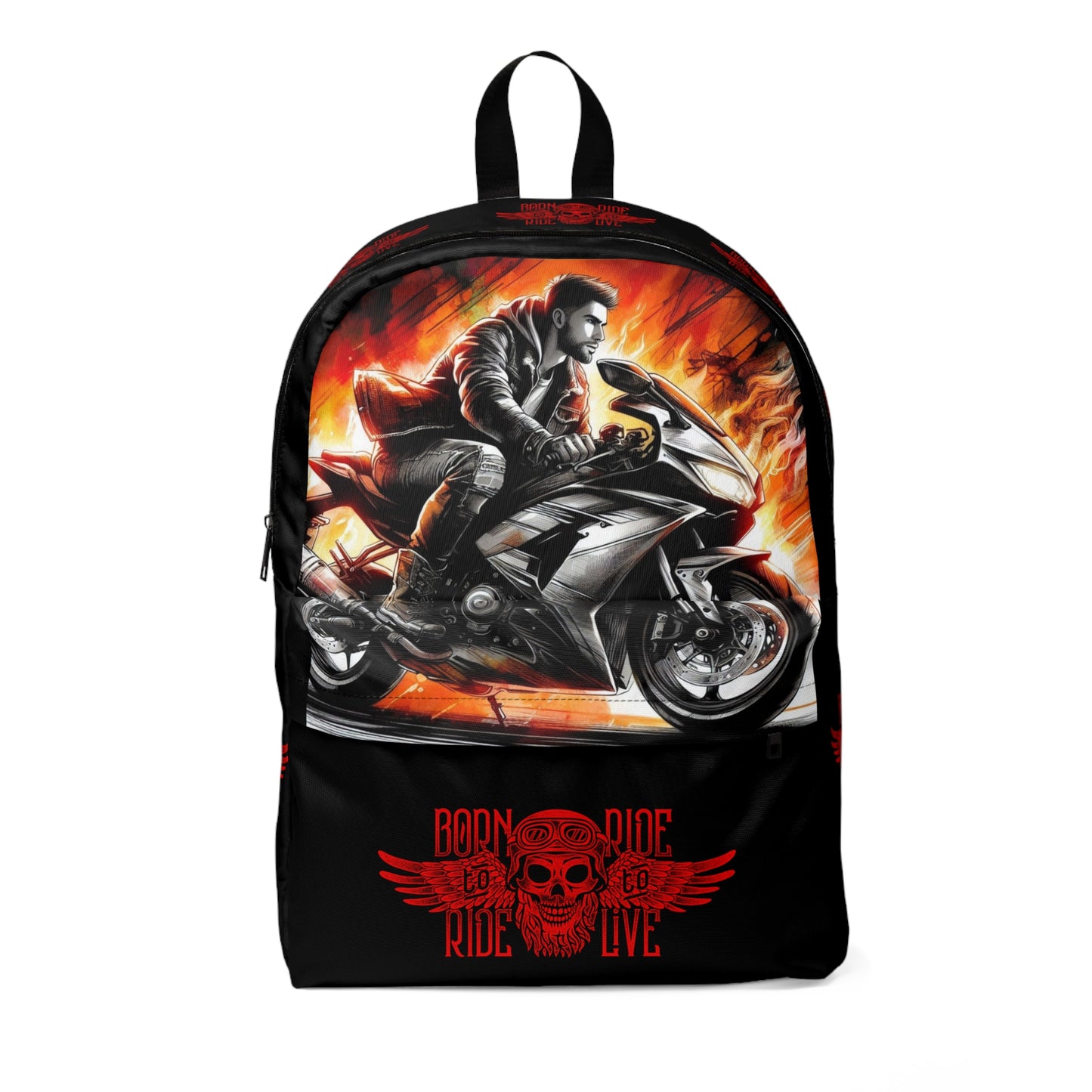 Born To Ride Unisex Classic Backpack #13M