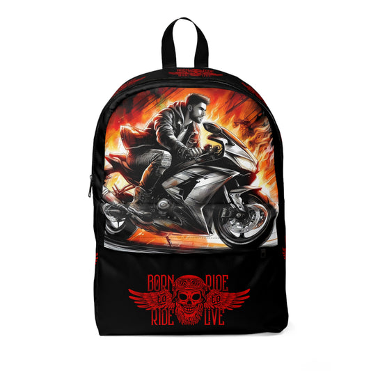 Born To Ride Unisex Classic Backpack #13M