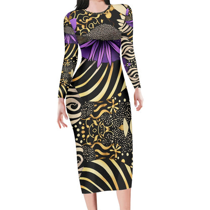 Long-sleeved dress