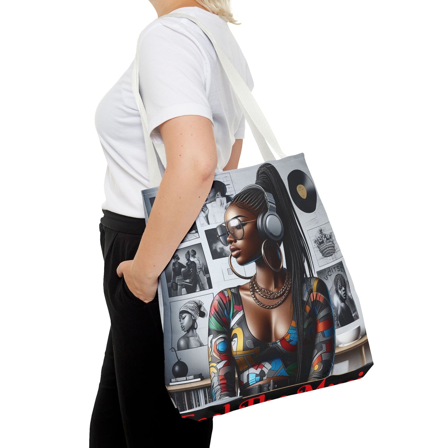 Feel The Music Tote Bag (AOP) #FM9